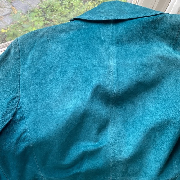 Teal Suede jacket - Picture 7 of 10